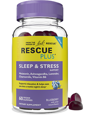 Rescue Sleep Stress Support Gummy Blueberry Rescue Sleep Stress Support Gummy Blueberry